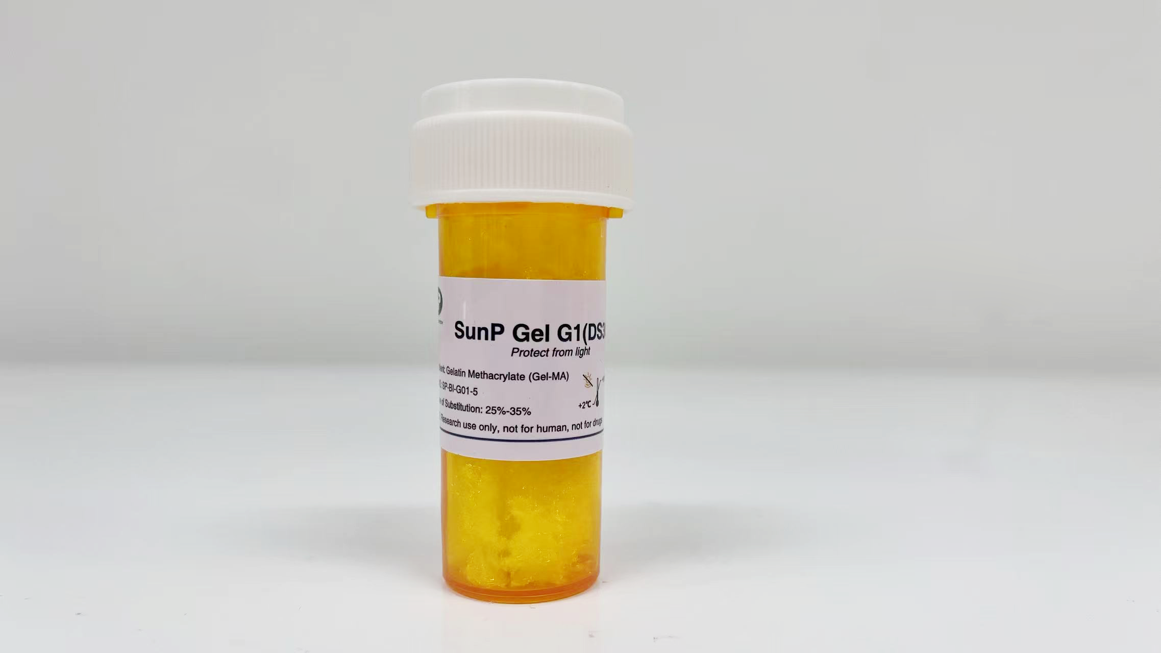SunP Gel G1(DS30)甲基丙烯酸酐化明胶(GelMA 接枝率:25-35%) 
